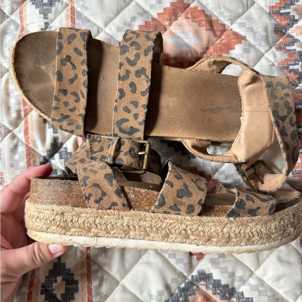Leopard Print Sandals